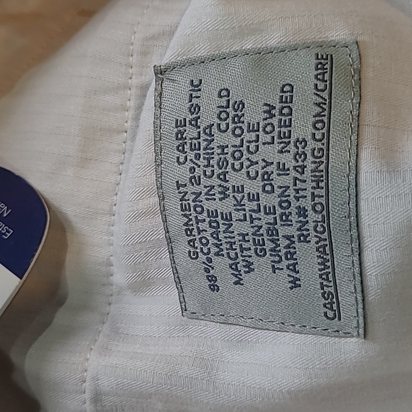 Castaway Clothing Nantucket Khaki Chino Pant Embroidered Beer Mugs 40 NWT - Picture 8 of 8